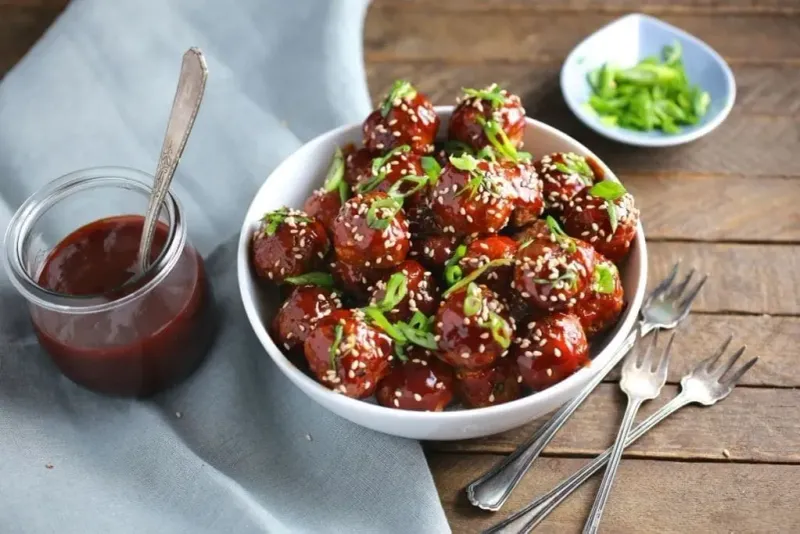 Korean BBQ Meatballs