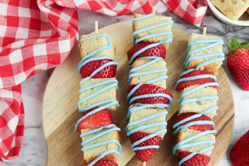 Strawberry Shortcake Skewers