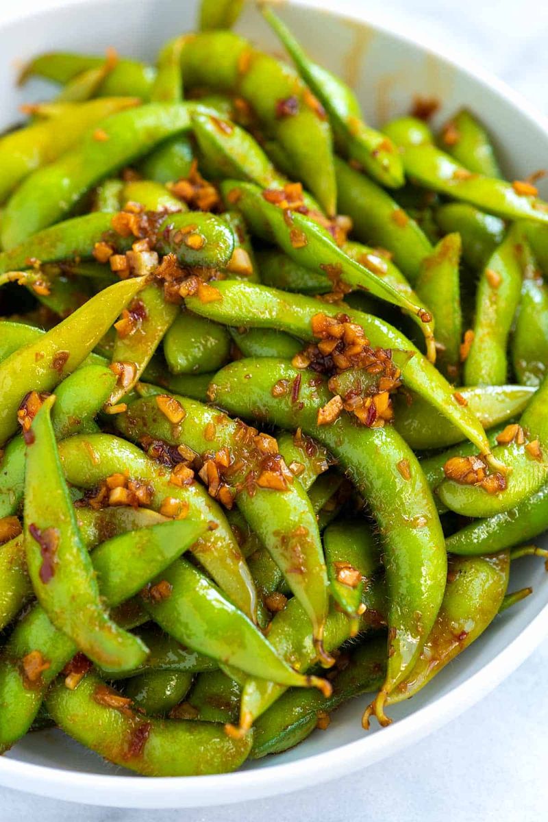 Edamame with Soy and Sesame Sauce