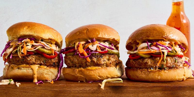 Thai Sweet Chili Turkey Burger
