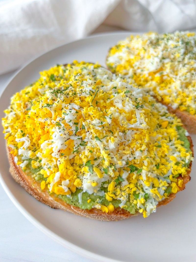 Avocado Toast with Grated Egg
