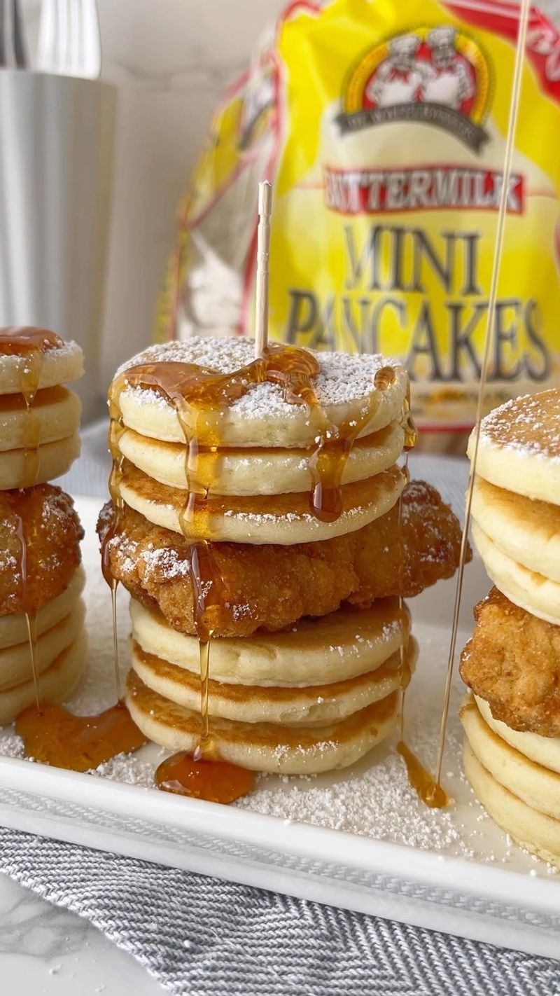 Frozen Waffles and Pancakes: Sweet Grid Patterns