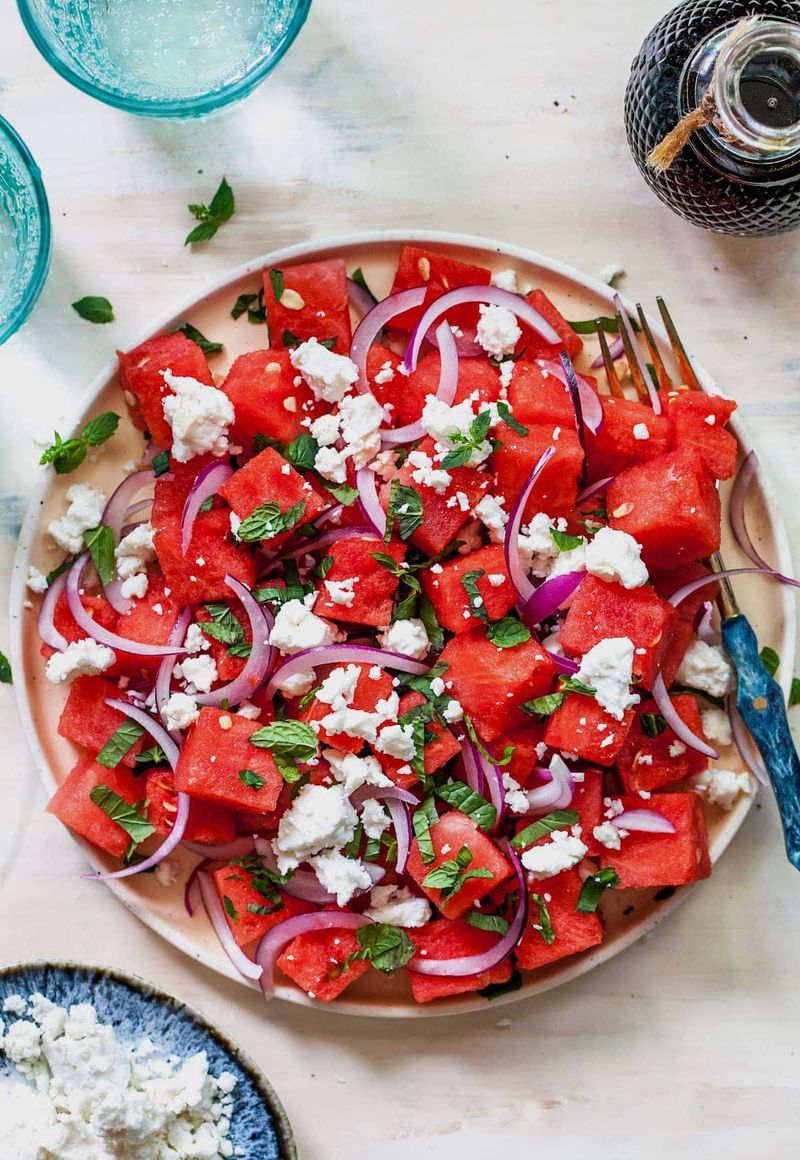 Watermelon and Feta Cheese