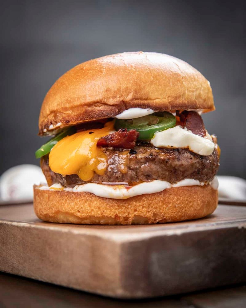 Jalapeño Popper Burgers