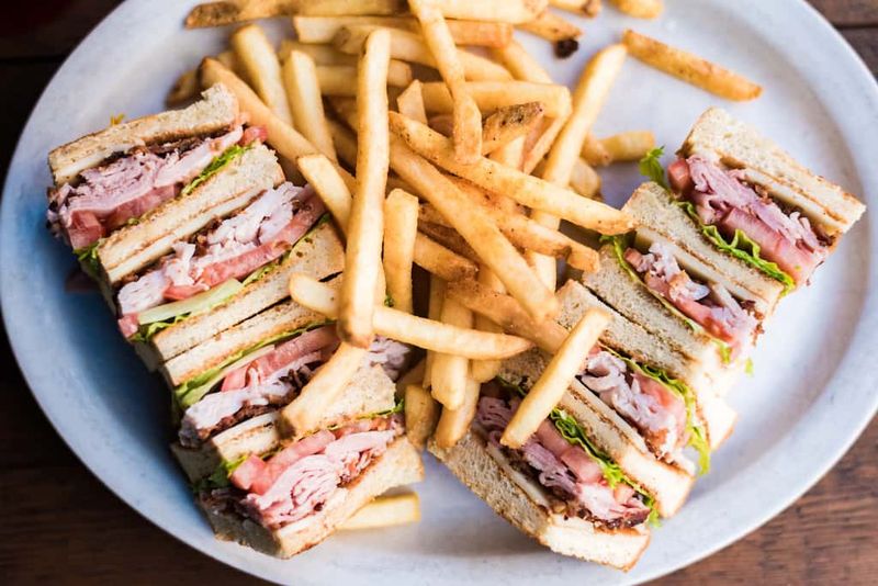 Triple-Decker Club with Bacon and Mayo