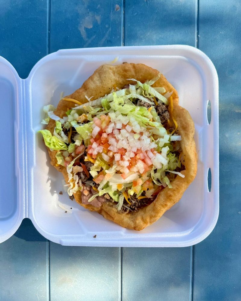 Fried Bread Tacos (San Antonio, Texas)