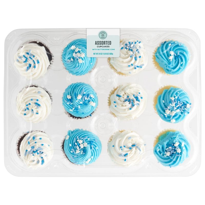 Bakery Cupcakes with Artificial Frosting