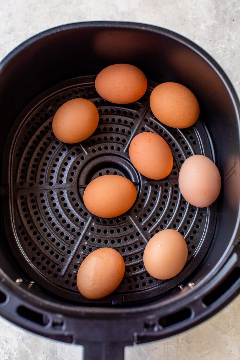 Air Fryer Hard-Boiled Eggs