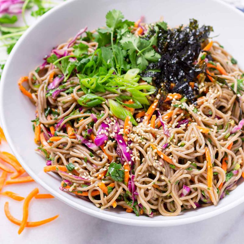 Cold Soba Noodle Salad