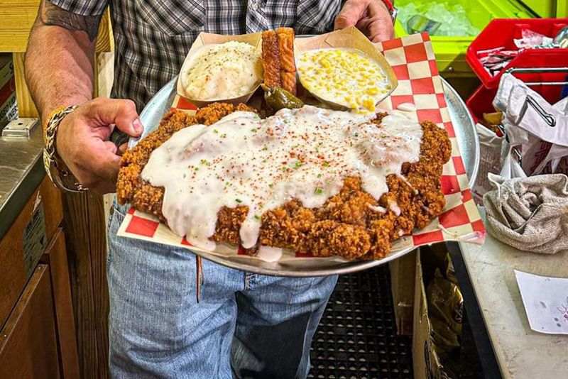 Oversized Chicken-Fried Steak (Done Poorly)