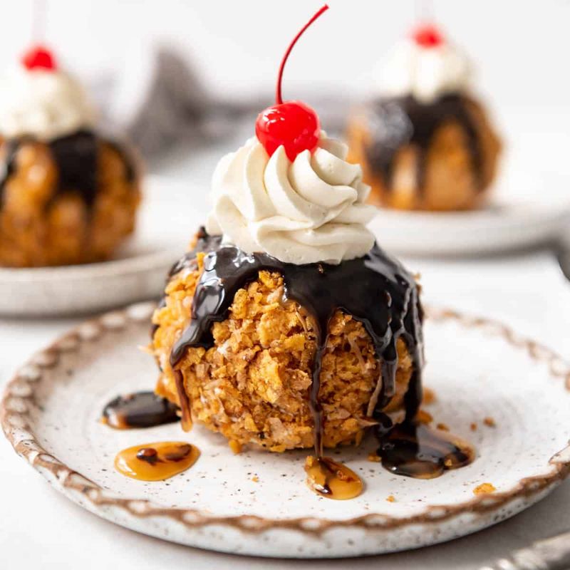 Deep-Fried Ice Cream