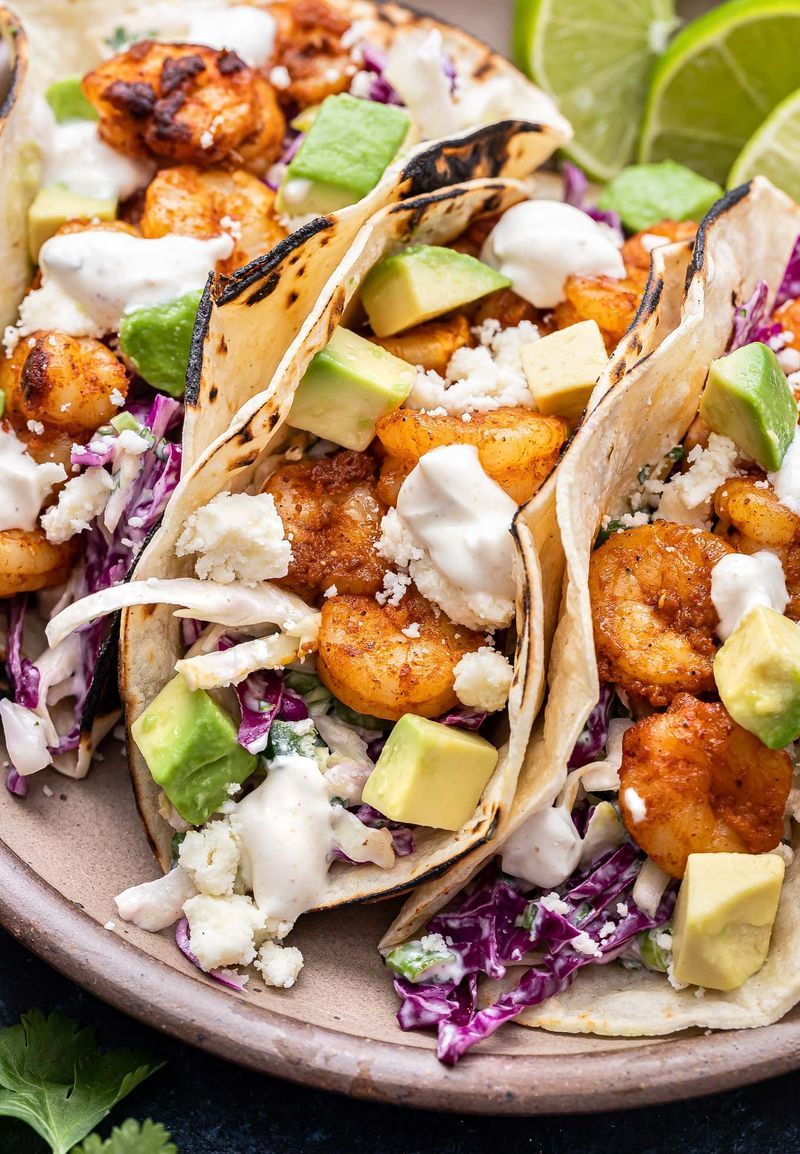 Shrimp Tacos with Slaw