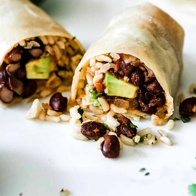 Bean and Rice Burritos