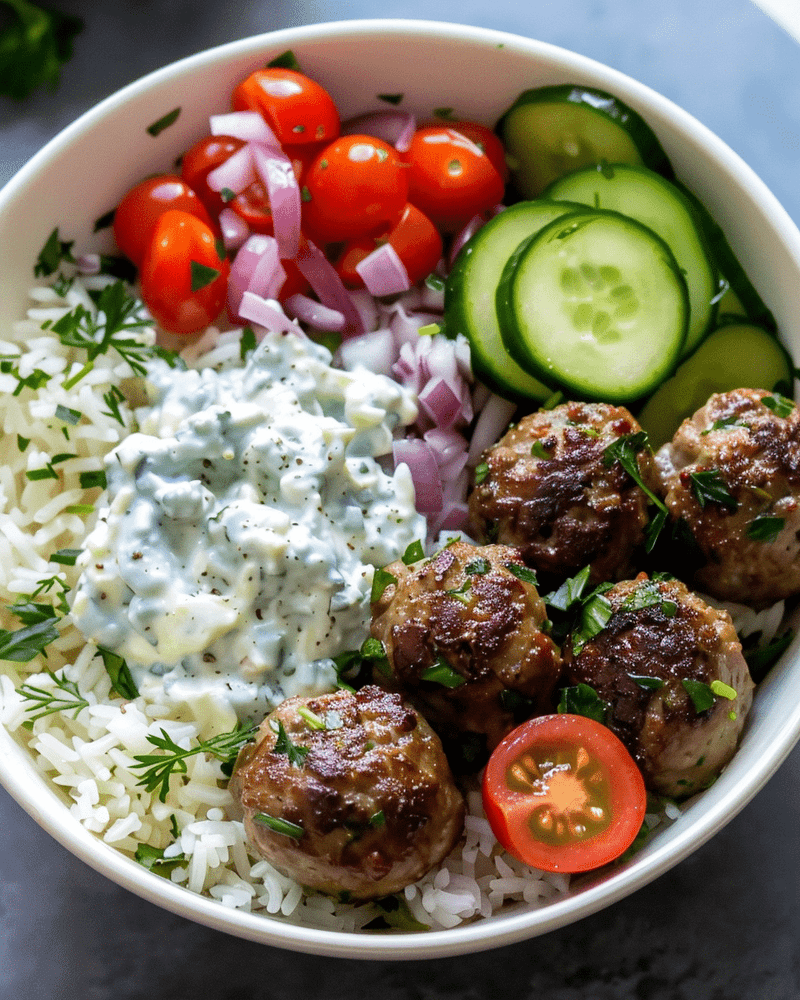 Greek Lamb Meatball Bowls: Protein-Packed Meal Prep Heroes