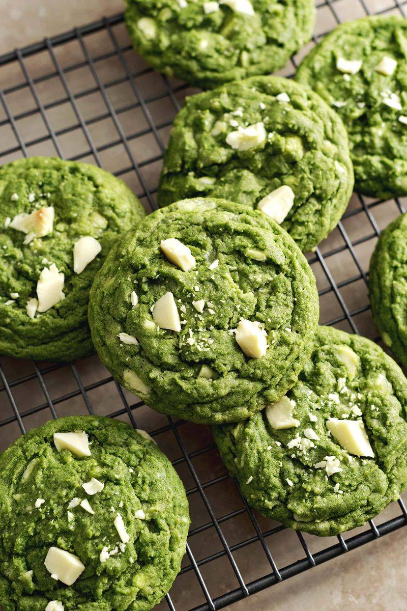 Matcha White Chocolate Cookies