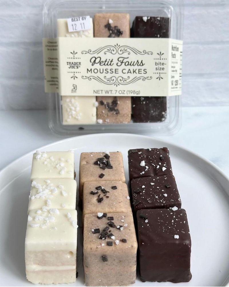 Petit Fours Mousse Cakes