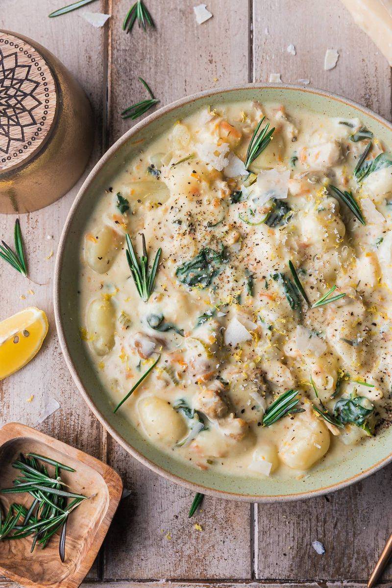 Creamy Chicken and Gnocchi Soup