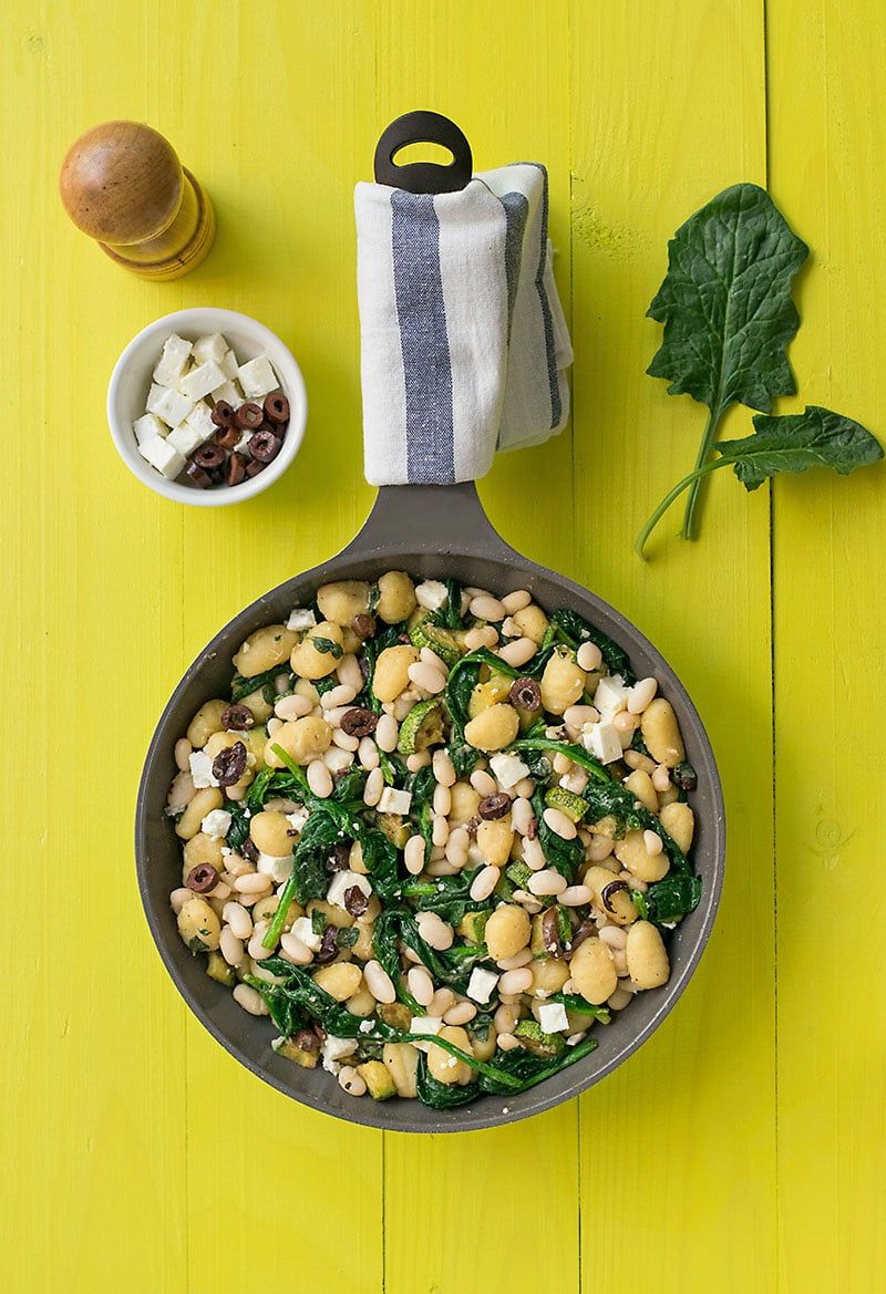 Gnocchi with White Beans and Spinach