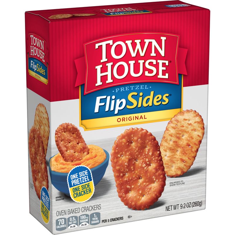 FlipSides Pretzel Crackers