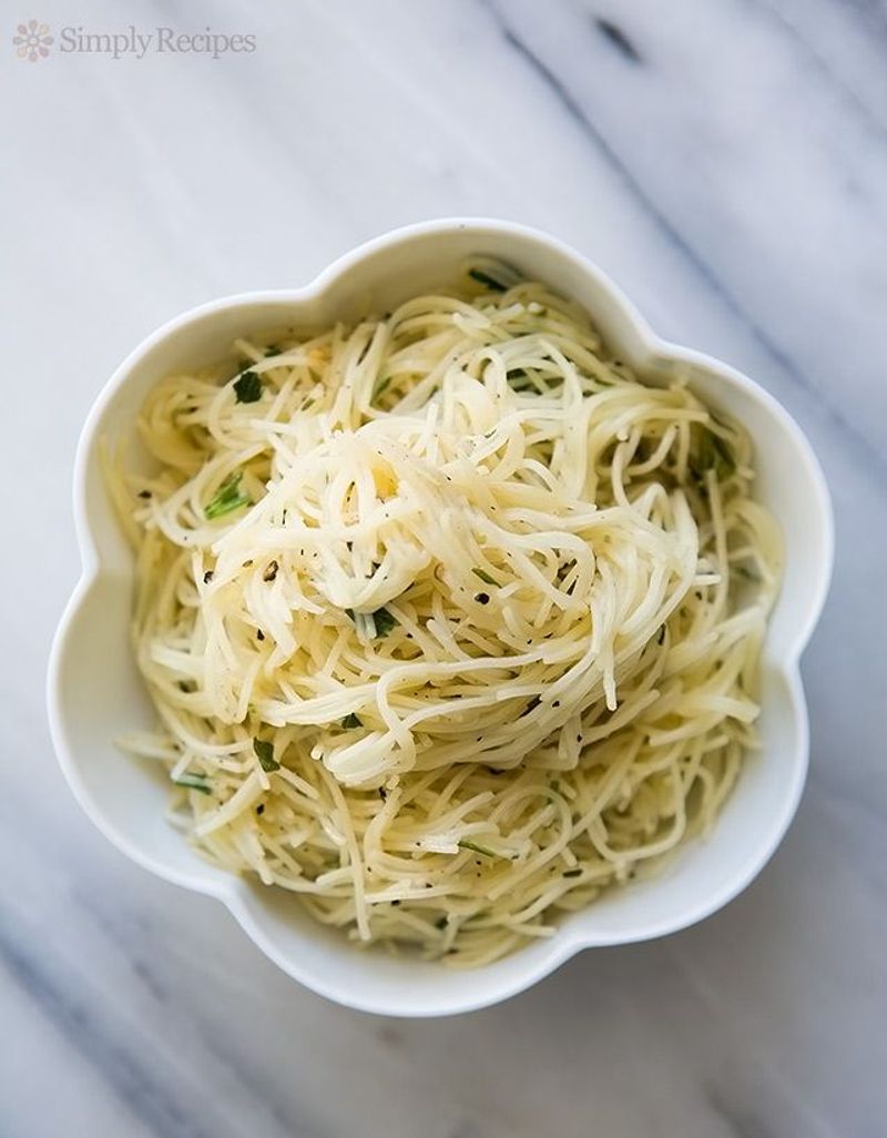Light Angel Hair with Olive Oil
