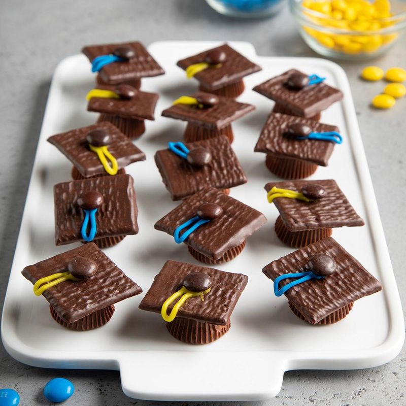 Brownie Bites With Edible Diplomas