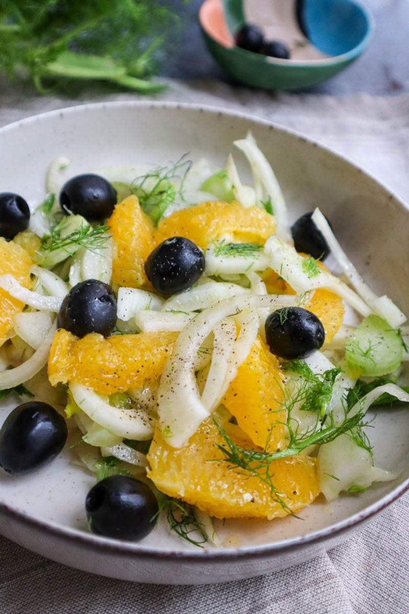 Olives and Orange Slices