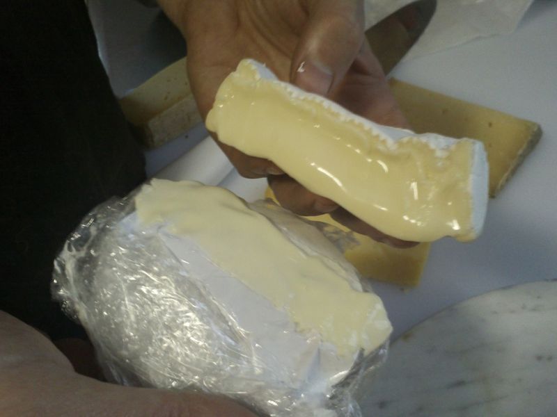 Wrapping Cheese in Plastic
