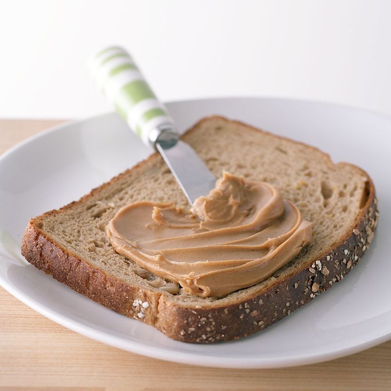 Whole Grain Bread with Peanut Butter