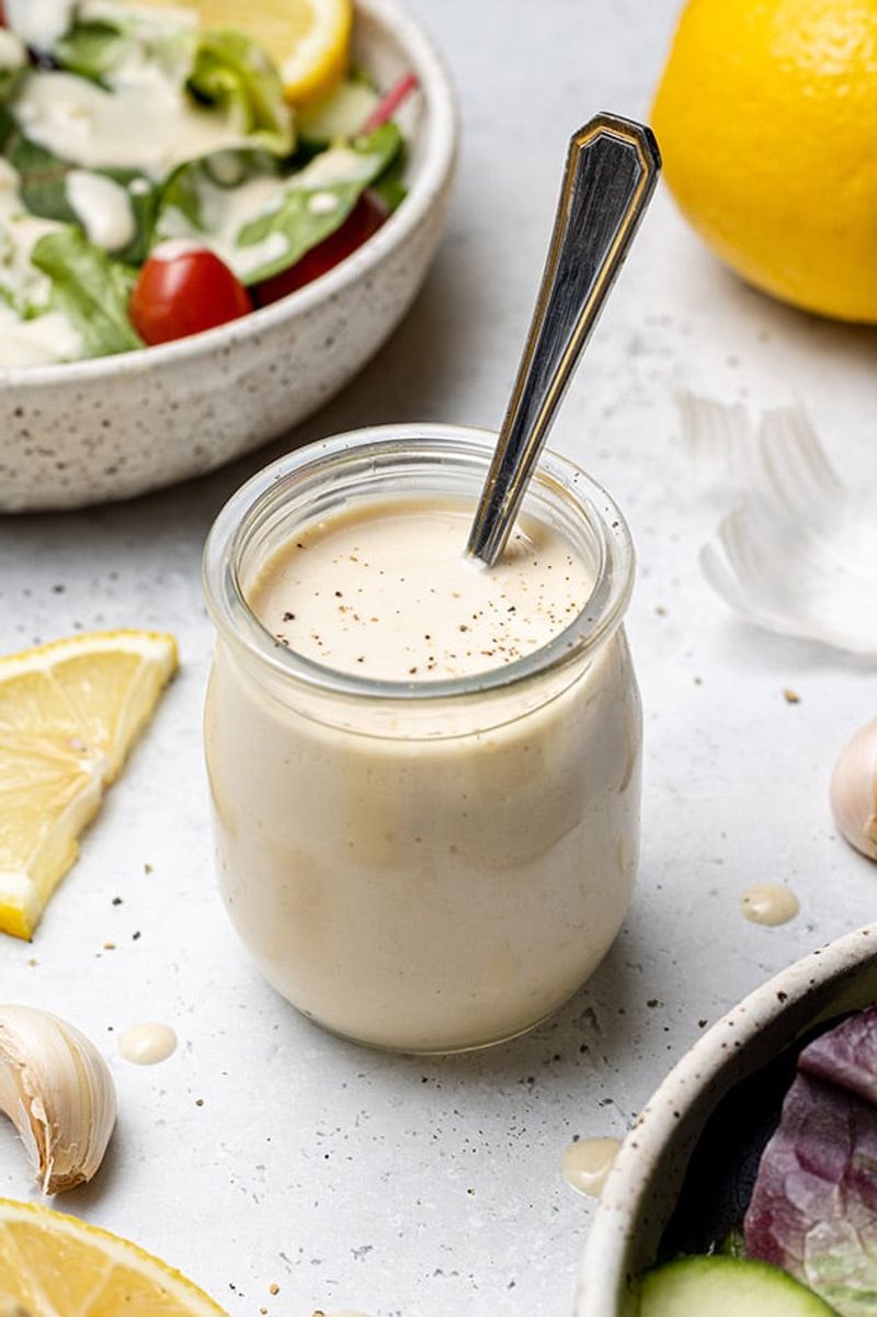 Lemon-Tahini Dressing: Creamy Richness Without Dairy