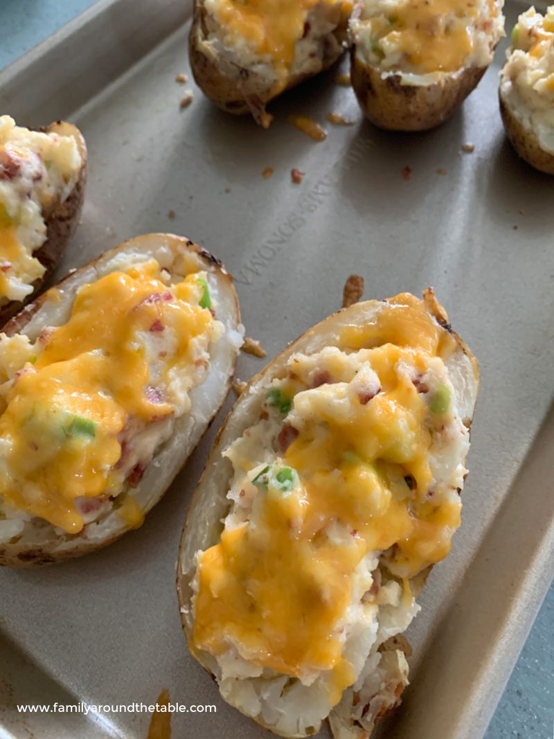 BBQ Chicken Twice-Baked Potatoes