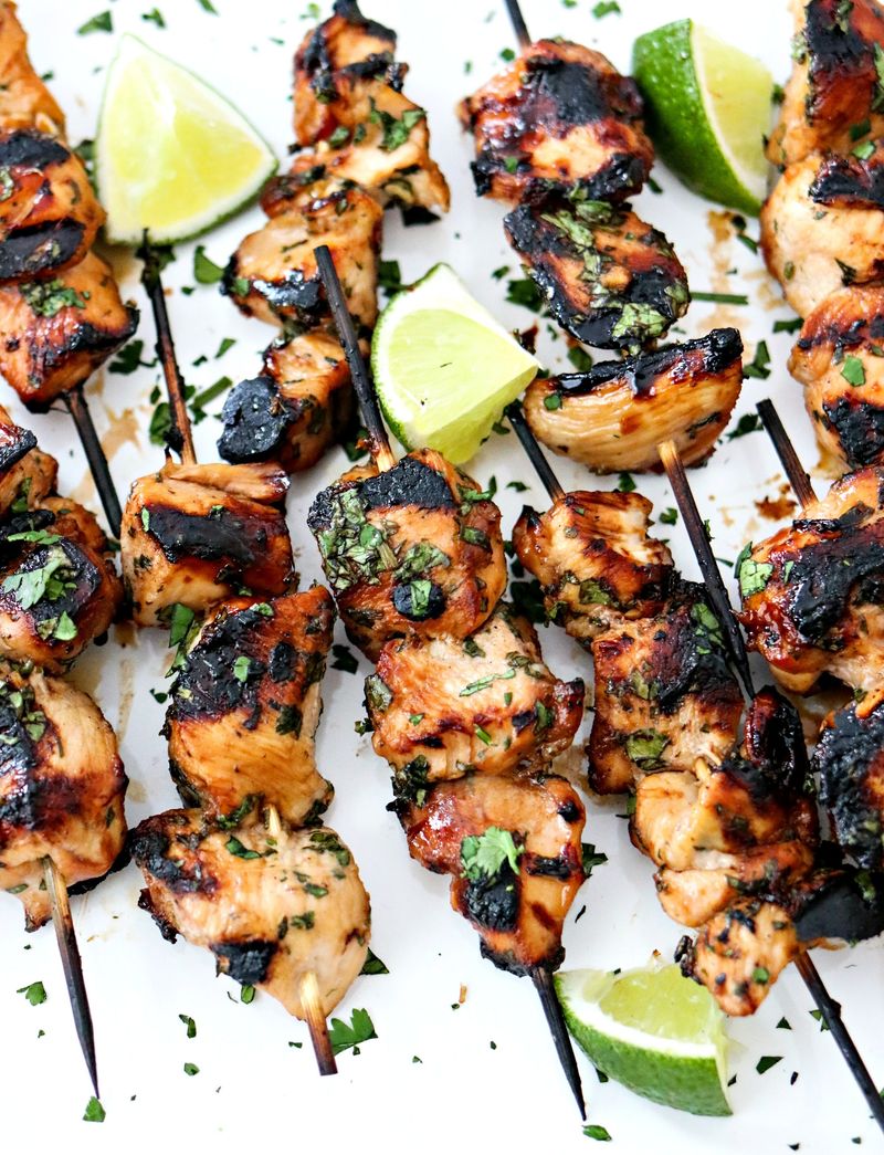 Cilantro-Lime Chicken Skewers