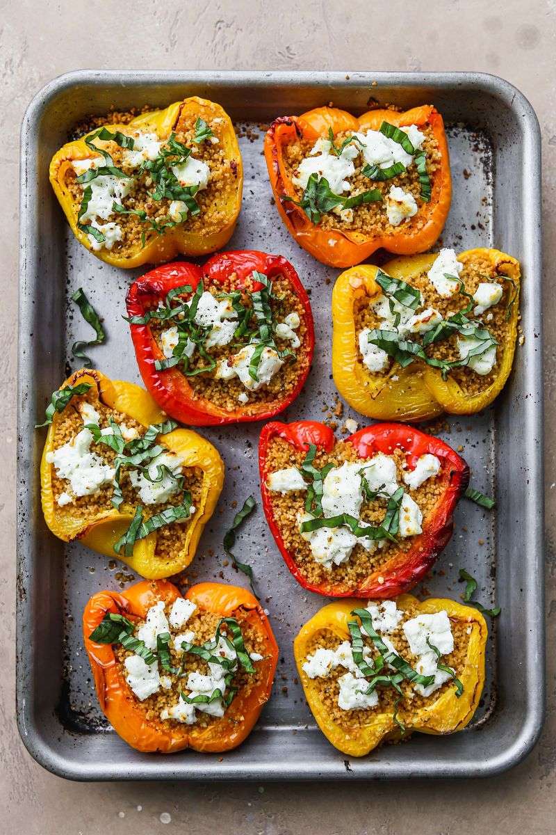 Mediterranean Stuffed Bell Peppers
