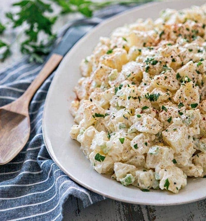 Heavy Potato Salad with Mayo