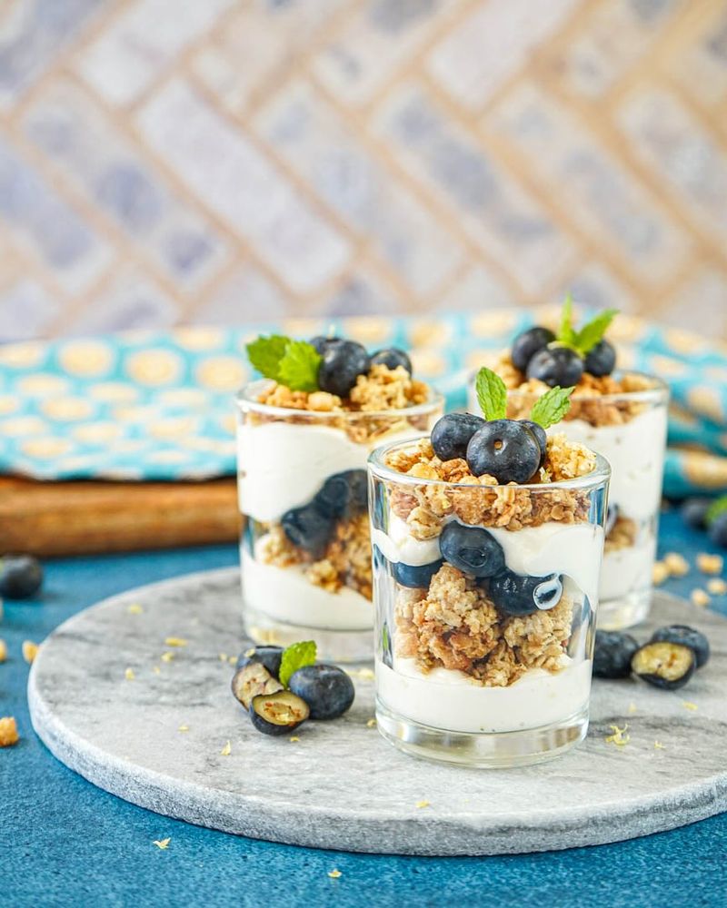 Blueberry Lemon Ricotta Parfaits
