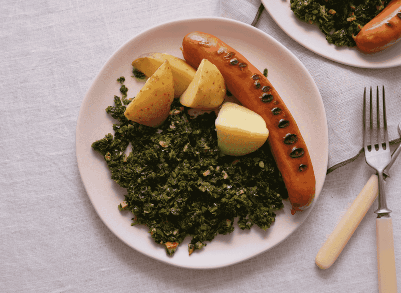 Grünkohl mit Pinkel
