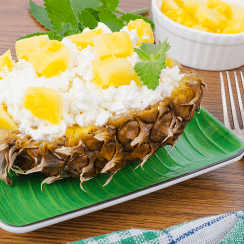 Cottage Cheese and Pineapple Delight