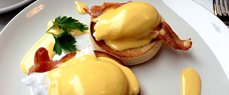 The Cracked Egg's Bacon Pancakes