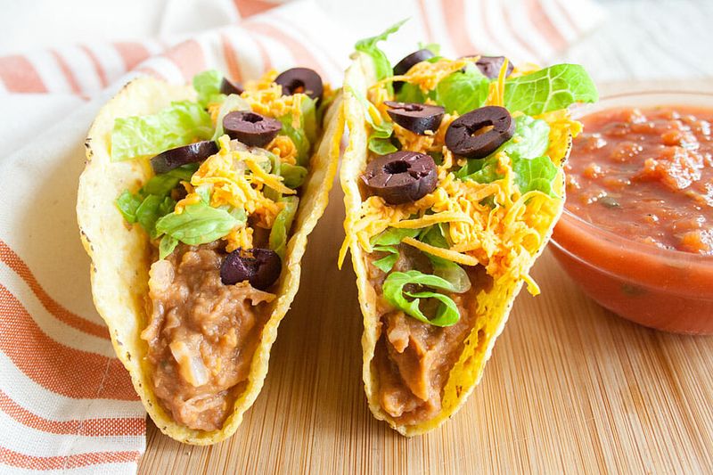 Refried Bean Tacos