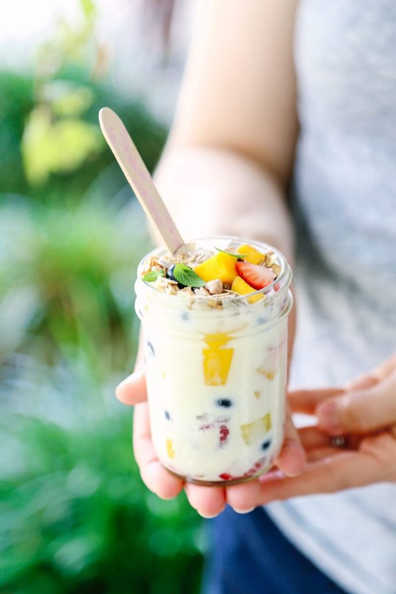 Fruit and Nut Yogurt Cups