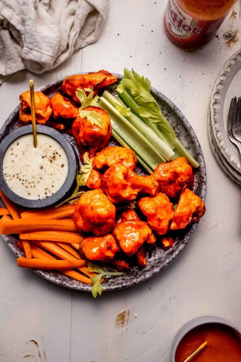 Buffalo Cauliflower Bites