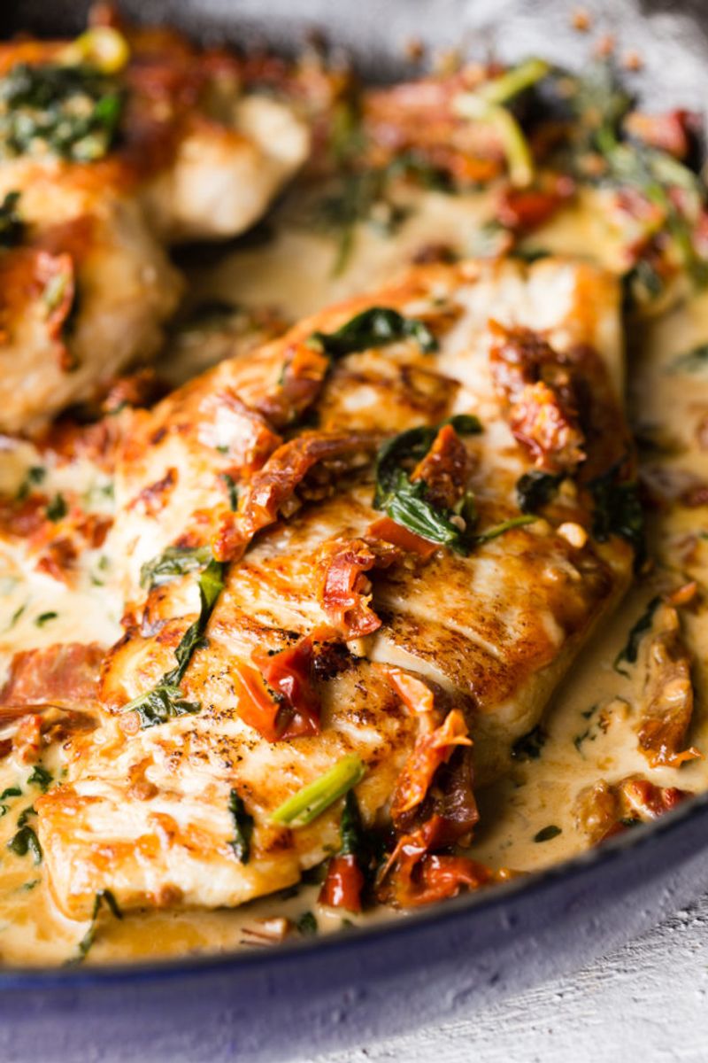 Creamy Garlic Tuscan Chicken