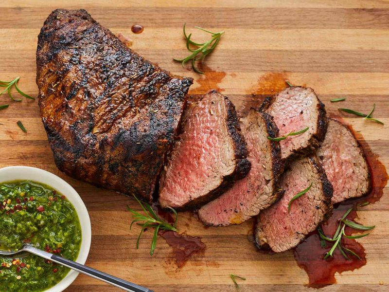 Peppercorn-Crusted Tri-Tip Steak