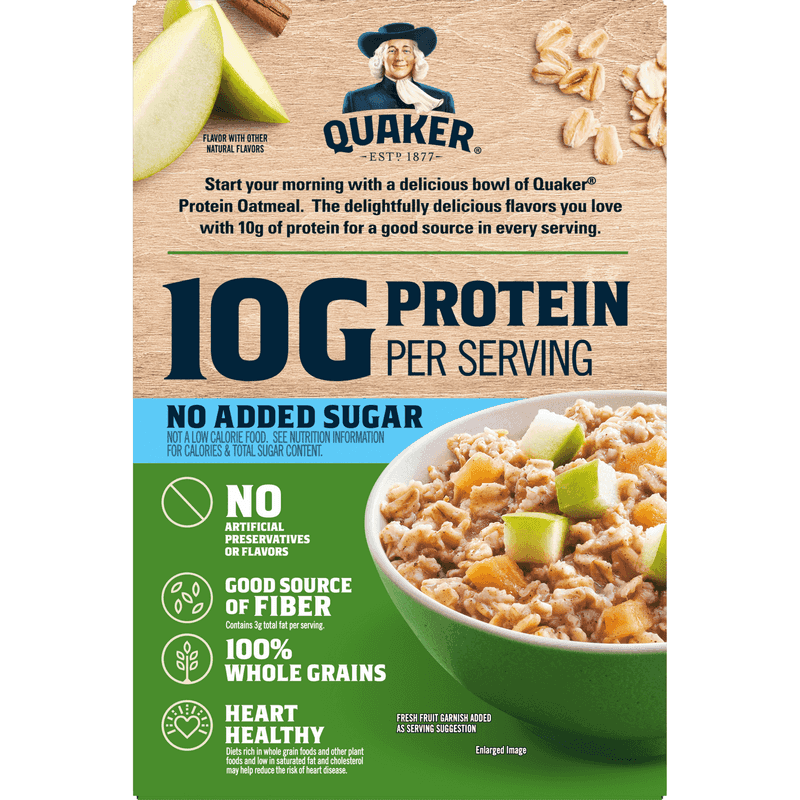 Instant Oatmeal Packets (With “Protein”)