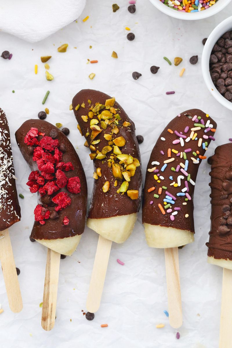 Frozen Banana Pops