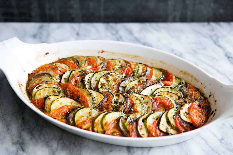 Zucchini and Tomato Gratin