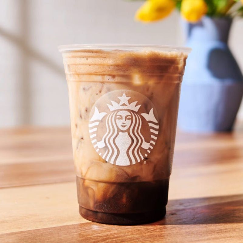 Iced Shaken Espresso with Almond Milk