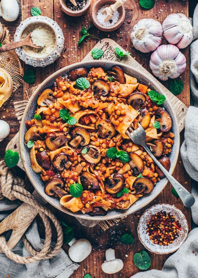 Vegetarian Lentil & Mushroom Ragu: Hearty Plant-Based Comfort