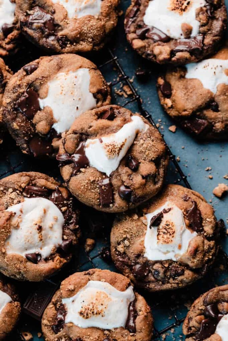 Nostalgic S'mores Cookies