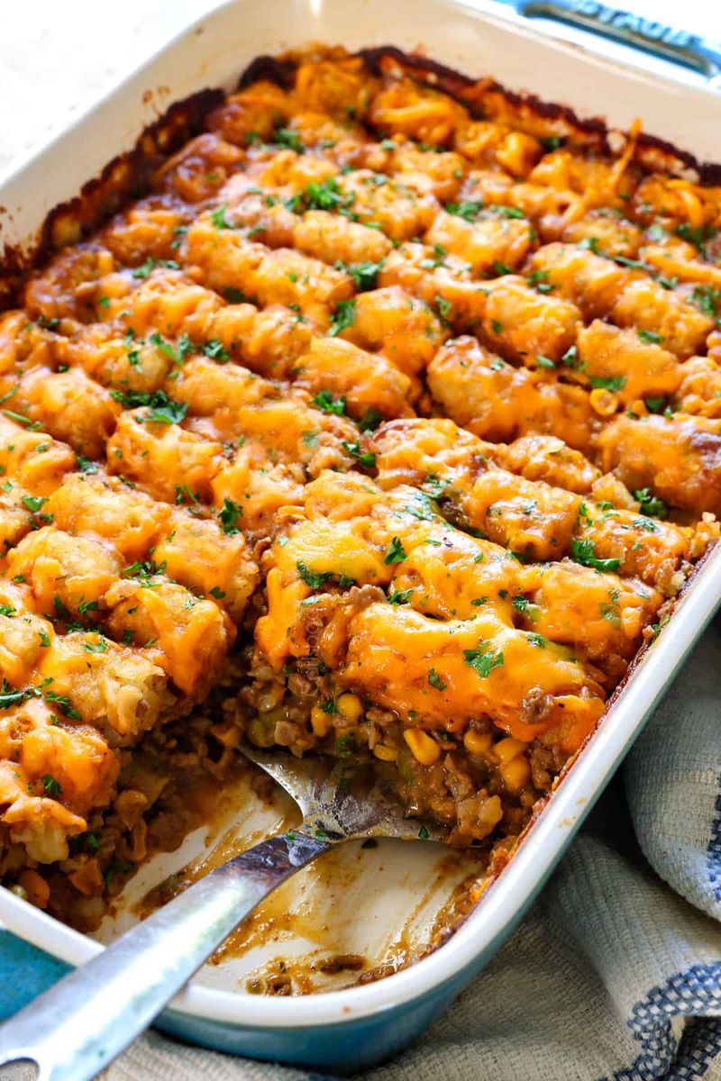 Easy Tater Tot Casserole