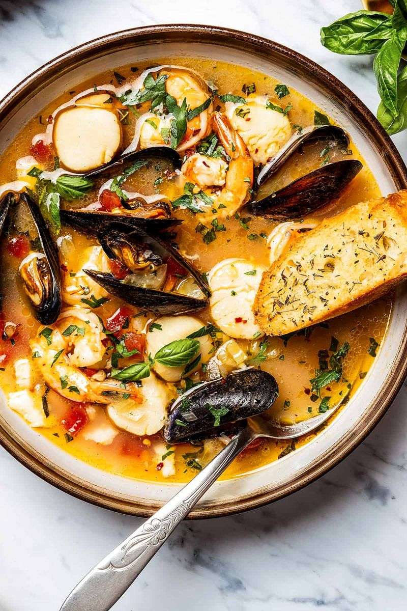 Slow Cooker Seafood Stew
